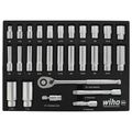 Product Image of 28-Piece, 1/2" Drive Standard and Deep Socket Tray Set - SAE