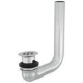 Product Image of Cast Offset Bathroom Waste with Open Grid Strainer (Chrome), 33T290