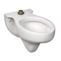 Product Image of Rapidway 1.6 gpf/6.0 Lpf Top Spud Elongated Wall-Hung Bowl (White)
