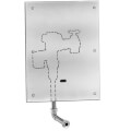 Product Image of Royal 195-1.5-WB ES-S Concealed Sensor Hardwired Urinal Flushometer, L Dimension 2-3/4" - 10-3/4" (1.5 GPF/5.7 LPF)