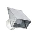 Product Image of 8" Galvanized Fresh Air Intake Vent w/ 1/4" Wire Mesh Screen, No Damper, 6" Pipe (26-Gauge)