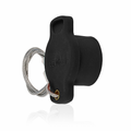 Product Image of 18 Series Single Pole Female Protective Cap, Ball Nose (Black)