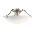 Product Image of 15.5" 3 Light Semi Flush (Brushed Nickel)
