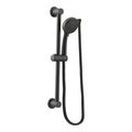 Product Image of Matte Black Traditional 4 Function Eco-performance Handheld Shower w/ 30" Slide Bar 1.75 Gpm, 3669EPBL