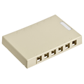 Product Image of Surface-mount Quickport, Box, 12-port (Ivory)