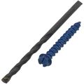 Product Image of 3/16" x 1-3/4" Slotted Hex Washer Head Concrete Screw Anchor (Pack of 100)