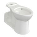 Product Image of Yorkville 1.1/1.28/1.6 gpf Pressure Assist Back Outlet Elongated EverClean Toilet Bowl Only (White)