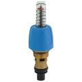 Product Image of Flow Meter Valve w/ Blue Plastic Cap for 1-1/4" LK Stainless Steel Manifold
