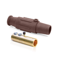 Product Image of 17 Series Plug, Female, 600A Max, 600V Double Set Screw Termination, 350-500 MCM Cable Range (Brown)