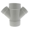Product Image of 18" x 6" PVC DWV Double Wye