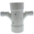 Product Image of 8" x 3" PVC DWV Double Sanitary Tee