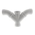 Product Image of 14" x 14" x 2" x 2" PVC DWV Double Wye and 45° Elbow Combo