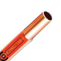 Oil V-Tec 1/2" OD x 100' Coated Copper Type L Tubing Coil (Orange)