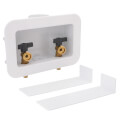 Product Image of Centro II Expansion PEX Assembled Washing Machine Outlet Box w/ 1/4 Turn (Contractor Pack)