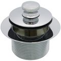 Product Image of 1.865" OD x 11.5" Threads x 1.25" Push Pull Bathtub Closure (Chrome Plated)