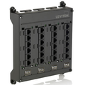 Product Image of Twist & Mount Patch Panel, (12) Cat 5e Ports And (12) Cat 6 Ports