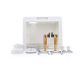 Product Image of Fire Rated PEX Crimp Washing Machine Outlet Box w/ 1/4 Turn Brass Ball Valve (Standard Pack)