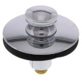 Product Image of Replacement Push Pull Bathtub Stopper with 3/8" to 5/16" Pins (Chrome Plated)