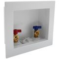 Product Image of QUADTRO Washing Machine Outlet Box 1/4 Turn Brass Ball Valves (Sweat)