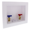 Product Image of 2" QUADTRO Expansion PEX Washing Machine Outlet Box with 1/4 Turn Valve