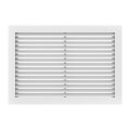 Product Image of 14" x 8" (Wall Opening Size) Satin Anodized Sidewall Aluminum Register w/ MS Damper (VM Series)