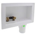 Product Image of Eliminator Copper, Bottom Mount Washing Machine Outlet Box w/ 1/4 Turn (Standard Pack)
