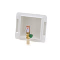 Product Image of Fire Rated CPVC Ice Maker Outlet Box w/ Water Hammer Arrestor, 1/4 Turn, Low Lead (Standard Pack)