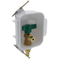 Product Image of I2K PEX Crimp Ice Maker Outlet Box w/ 1/4 Turn, Low Lead (Contractor Pack)