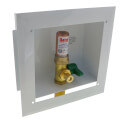 Product Image of Metal Copper Ice Maker Outlet Box w/ Water Hammer Arrestor, 1/4 Turn, Low Lead (Standard Pack)