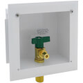 Product Image of 20 Ga Ice Maker Outlet Box, PEX Crimp, 1/4 Turn, Copper, Low Lead, 39141