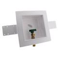 Product Image of Square Ice Maker Outlet Box w/ 1/4 Turn Lead Free Valve (Sweat)