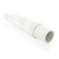 Product Image of 16 Series Single Pole Cam Type Male Detachable Plug Sleeve Only, Taper Nose, Cable Range #2, 2/0 (White)