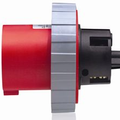 Product Image of 60A, 480V 2P, 3W, Inlet North American Pin & Sleeve Inlet, IP67, Watertight, RED