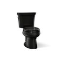 Product Image of Wellworth Two-Piece Elongated Toilet, Dual-Flush (Black), K-3988-7