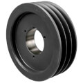 Product Image of 3 Groove Cast Iron Split Taper Sheave, A, B or 5V Belt, 7.68" OD