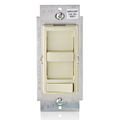 Product Image of Decora SureSlide ELV Dimmer, 300VA-120VAC Electronic Low Voltage, 60Hz, Single Pole and 3-Way (Ivory)