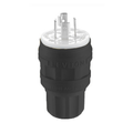 Product Image of 30A, 600V 3-Phase, NEMA L17-30P, 3P, 4W, Locking Plug, Grounding, Wetguard (Black)