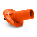Product Image of 17 Series Panel Mount Receptacle, Male, 600A Max, 600V 30 Degree Angle, Threaded Stud Termination, 250-500 MCM Cable Range (Orange)