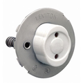 Product Image of Medium Base, Bi-pin, Standard Fluorescent Lampholder, Snap-in, Plunger, Internal Shunt, Quickwire 18awg Solid Or Str Tinned (White)