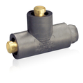 Product Image of 18 Series Single Pole Cam Type Adapter, Paralleling Tee, Female-Male-Male, 400A Max (Black)