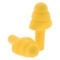Product Image of 25dB, Plastic, Flanged, No Roll, Uncorded Earplugs (Pack of 20)