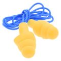 Product Image of Plastic, Flanged, No Roll, Corded Reusable Earplugs (Pack of 20)