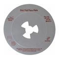 Product Image of 7" Max diam, Abrasive Disc Face Plate 5/8-11, 7,000 RPM, 45193