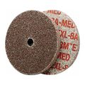Product Image of 3" x 1/2" x 3/8", Aluminum Oxide Hard Grade Scotch-Brite EXL Unitized Wheel, XL-UW, 8A Medium Deburring Wheel