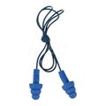 Product Image of 25dB, Foam, Flanged, Push-In Stem, Corded, Metal Detectable, UltraFit Earplugs (Pack of 100)