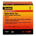 Product Image of 2" x 10' ft. 65 mil Black, Scotch Rubber Mastic Tape 2228
