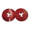 Product Image of Disc Pad Face Plate Ribbed 80514, 7" Extra Hard Red