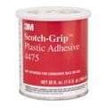 Product Image of 1 Quart, Clear, Industrial Plastic Adhesive 4475