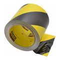 Product Image of 4" x 36 yd, Safety Stripe Vinyl Tape 5702, Black/Yellow, 5.4 mil