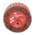Product Image of 3" dia, 1-3/4" Face, Non-Woven Coarse Grade, 8,500 Max RPM, Mounted Flap Wheel